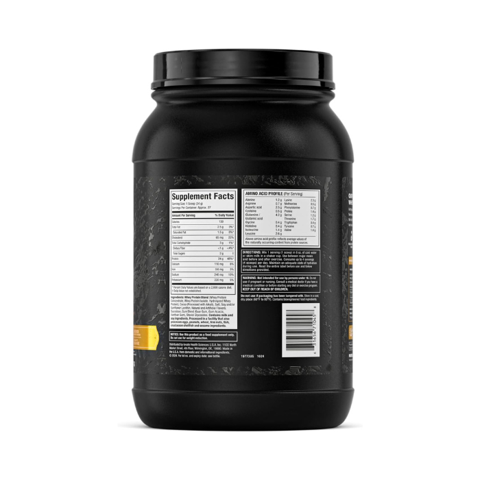Muscle Tech Nitro Tech Whey Gold Protein Powder Double Rich Chocolate Isolate Blend, 2lb
