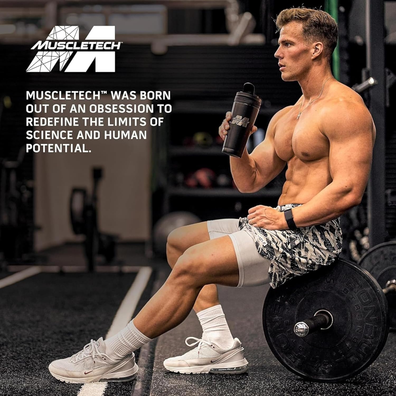 Muscle Tech Nitro Tech Whey Gold Protein Powder Cookies & Cream, Isolate Peptides Blend, 5lb