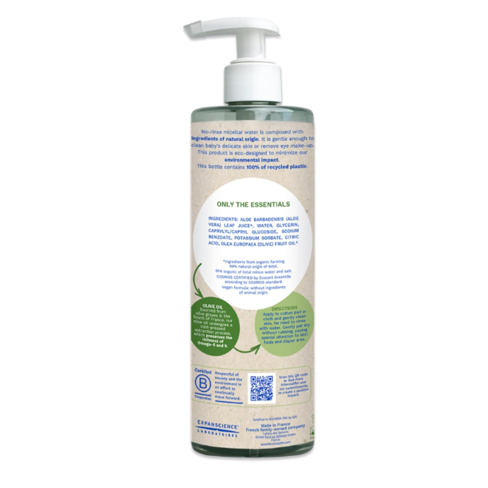Mustela Bio Organic Micellar Water 400ml