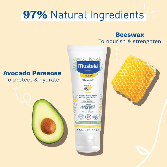 Mustela Nourishing Cream with Cold Cream Face 40ml