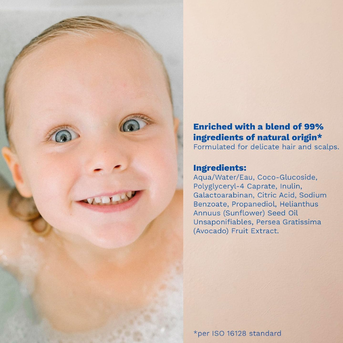 Mustela Foam Shampoo for Newborns – Gentle Cradle Cap Care, Tear-Free, Plant-Based Formula 150ml