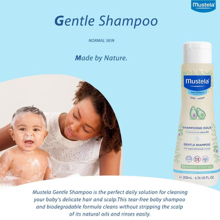 Mustela  Gentle Shampoo For Hair 200 ml