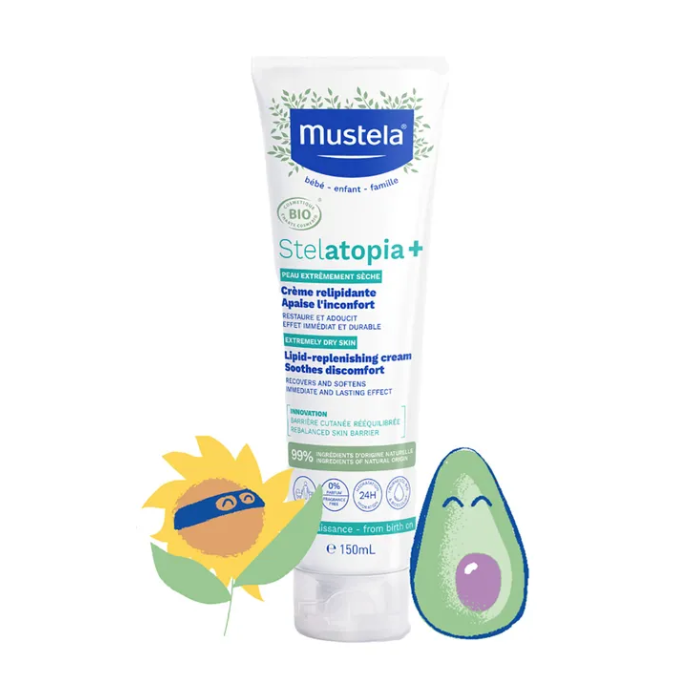 Mustela Stelatopia+ Lipid-Replenishing Cream 150ml
