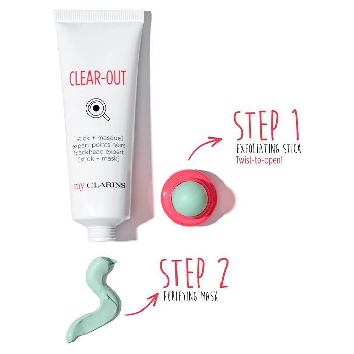My Clarins Clear-Out Blackhead Expert Stick + Mask 2.5g/50ml