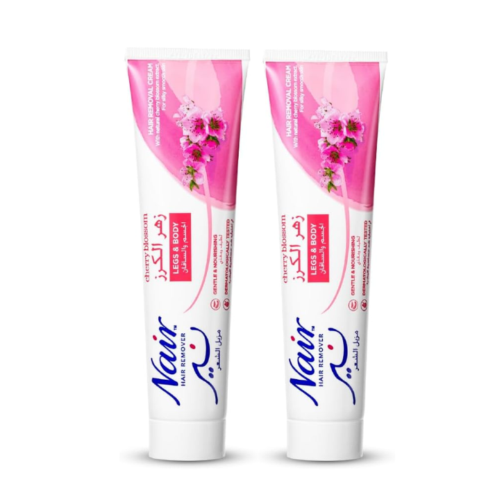 Nair Leg & Body Hair Removal Cream Cherry 110g Twin Pack