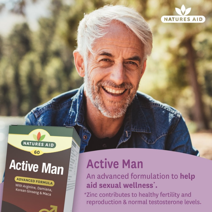 Natures Aid Active Man 60 Tablets