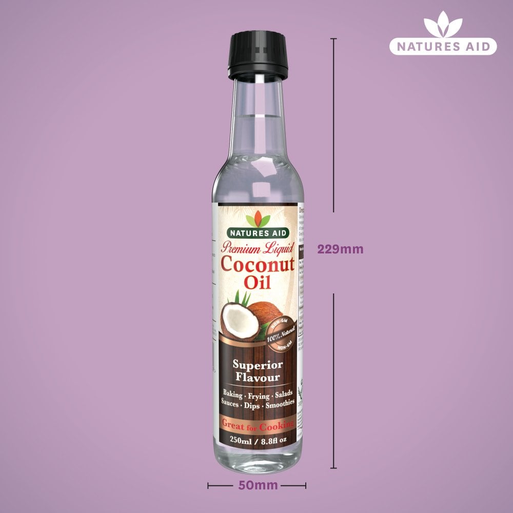 Natures Aid Coconut Oil Liquid 250ml