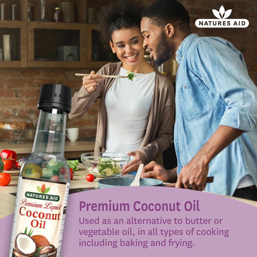 Natures Aid Coconut Oil Liquid 250ml