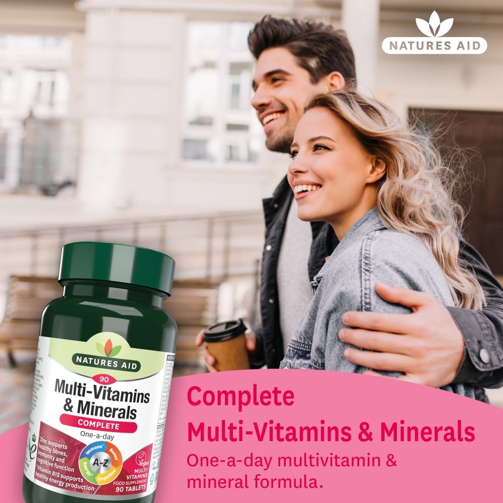 Natures Aid Complete Multi-Vit & Minerals 90tabs Twin Pack