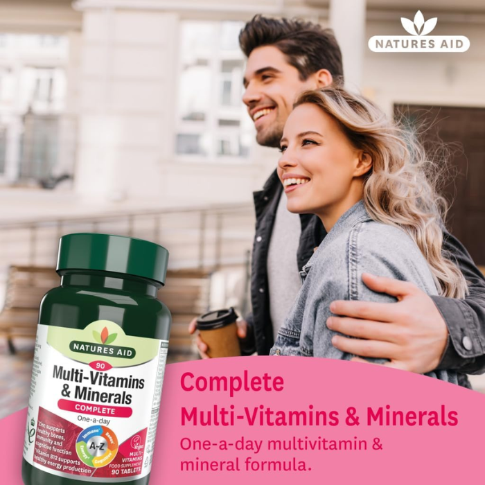 Natures Aid Complete Multi-Vitamin & Minerals  90 Tablets