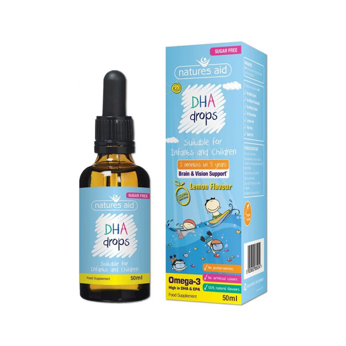 Natures Aid DHA Drops For Infants & Children 50ml