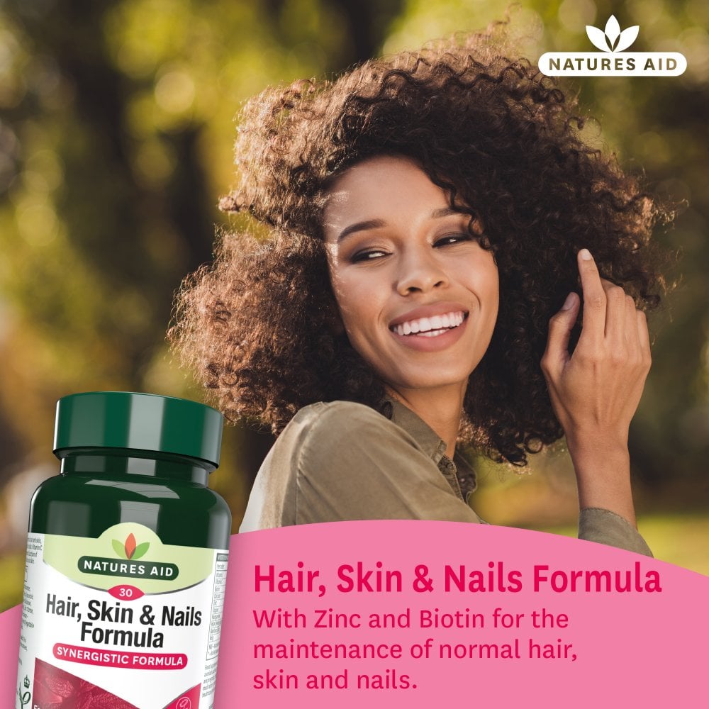 Natures Aid Hair Skin And Nails 90's Tablets