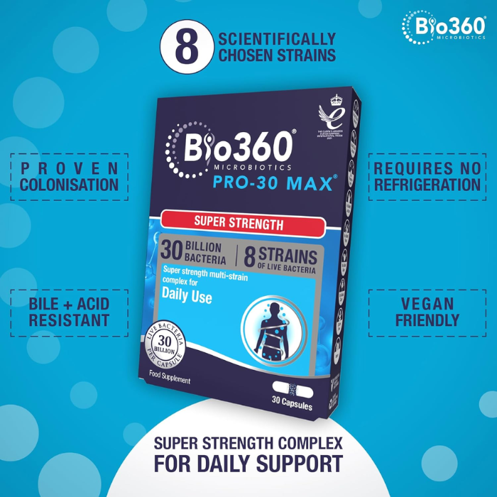 Natures Aid Pro-30 Max (30Bilion Daily Probiotic) 30 Capsules