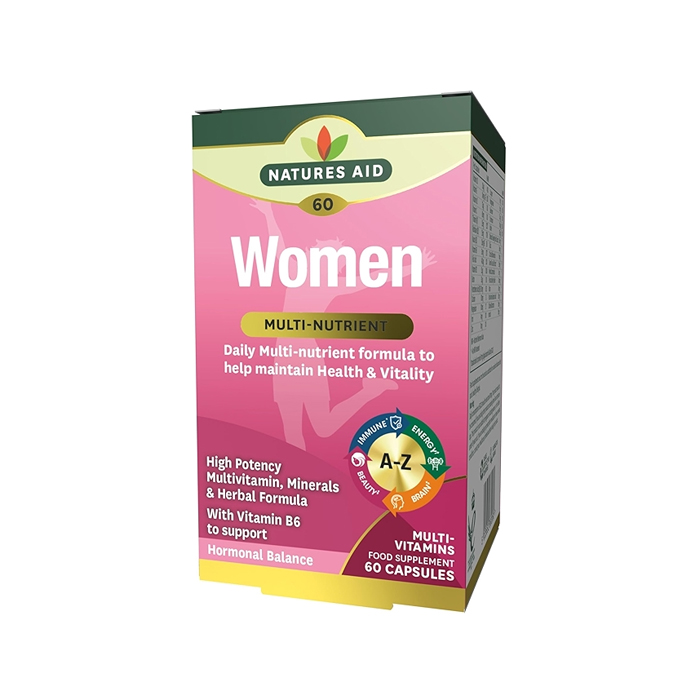 Natures Aid Women's Multivitamin & Minerals 60's Capsules