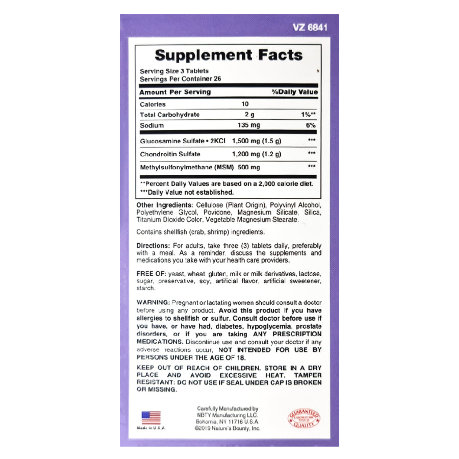 Natures Bounty Flex-A-Min 60+20 Tablets