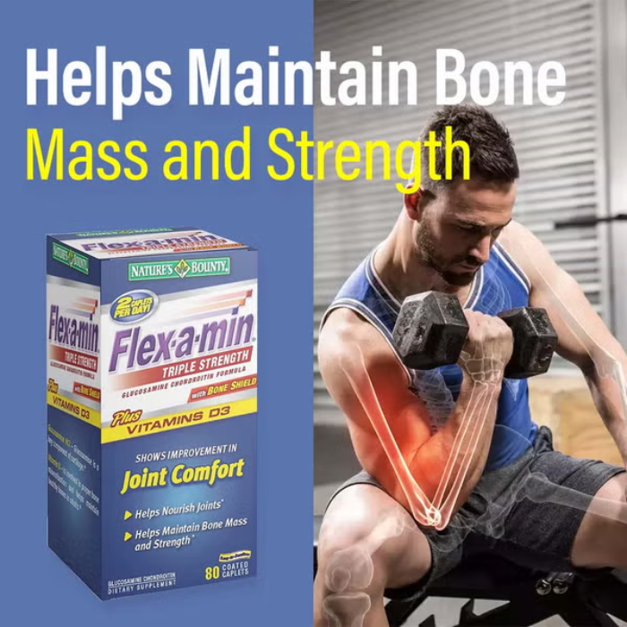 Natures Bounty Flex A Min Triple Strength 80's