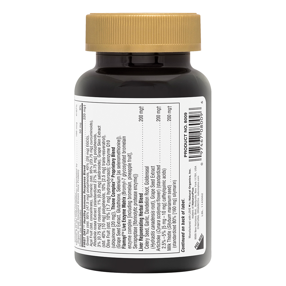Natures Plus Age loss Liver Support Vegetable capsules 90's