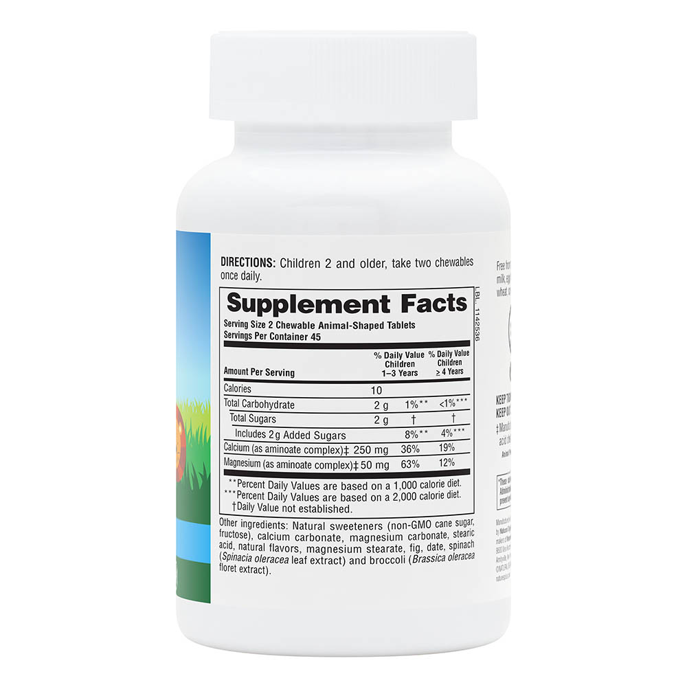 Natures Plus Animal Parade Children's Chewable Calcium 90 Tablets