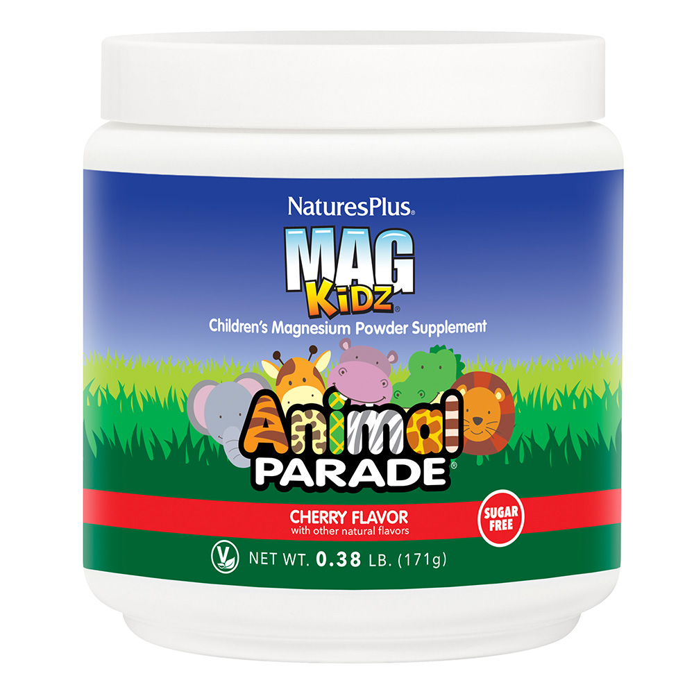 Natures Plus Animal Parade Magnesium Kidz Powder Cherry 0.32 Lbs