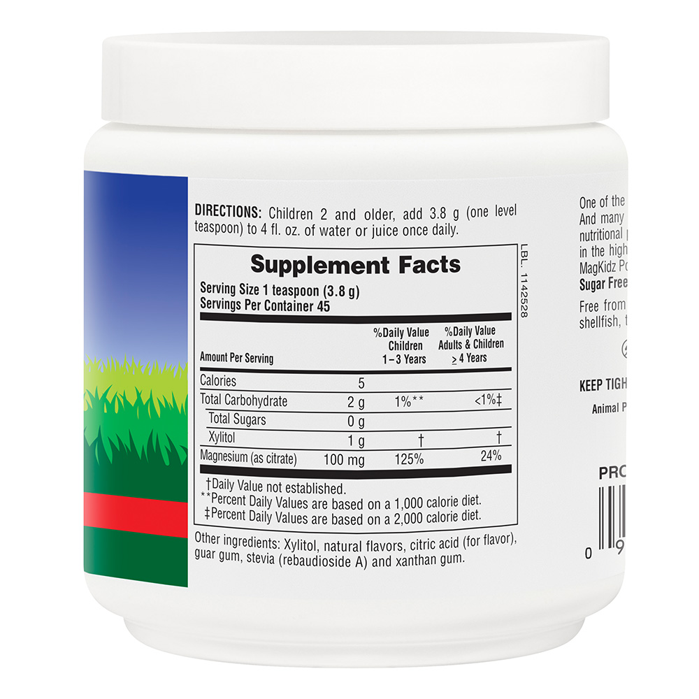 Natures Plus Animal Parade Magnesium Kidz Powder Cherry 0.32 Lbs