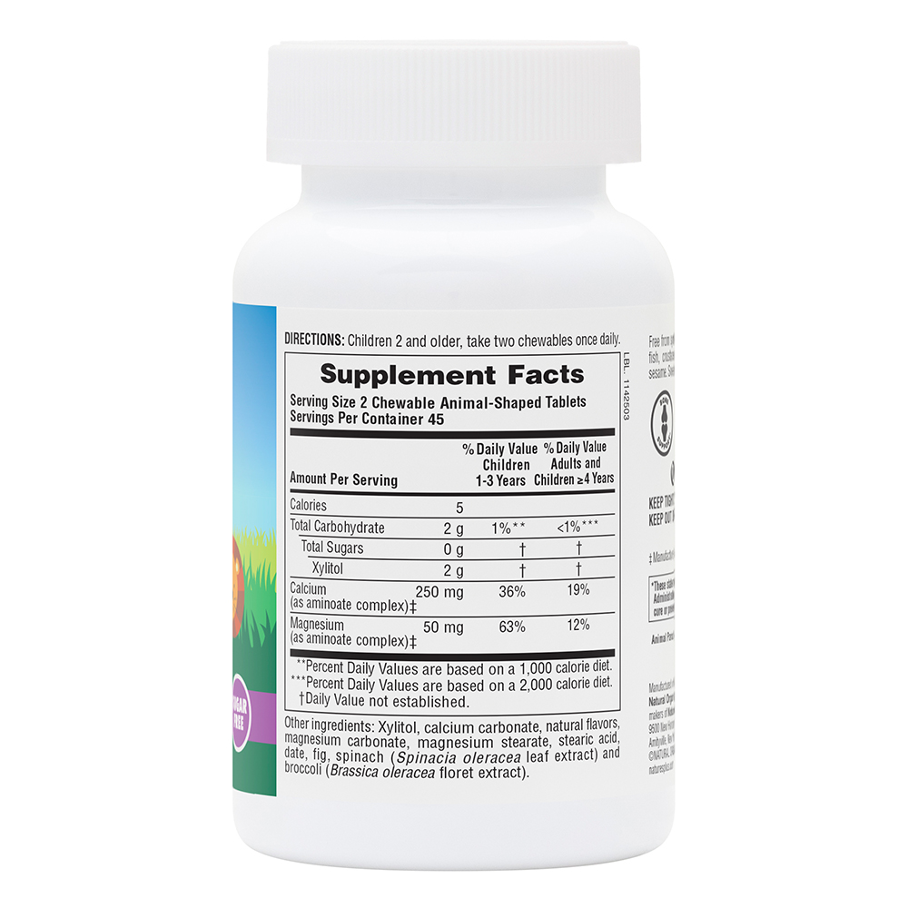 Natures Plus Animal Parade Sugar Free Calcium 90's