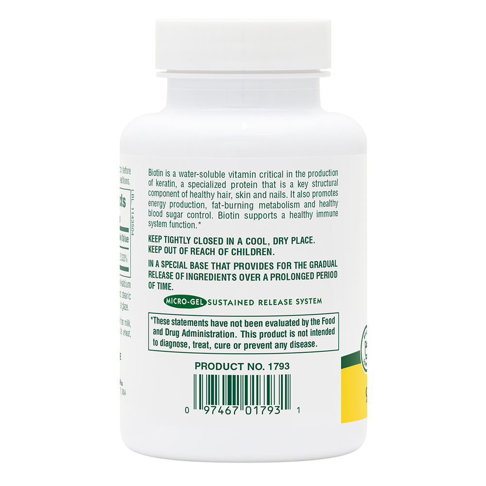 Natures Plus Biotin 10mg 90 Tablets