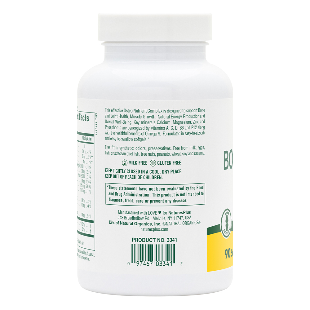 Natures Plus Bone Power With Boron Milk Free 90 Softgels
