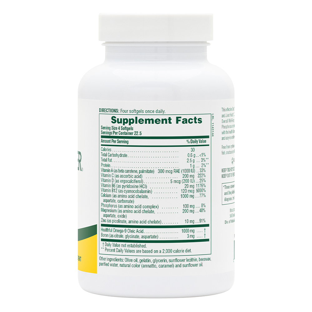 Natures Plus Bone Power With Boron Milk Free 90 Softgels
