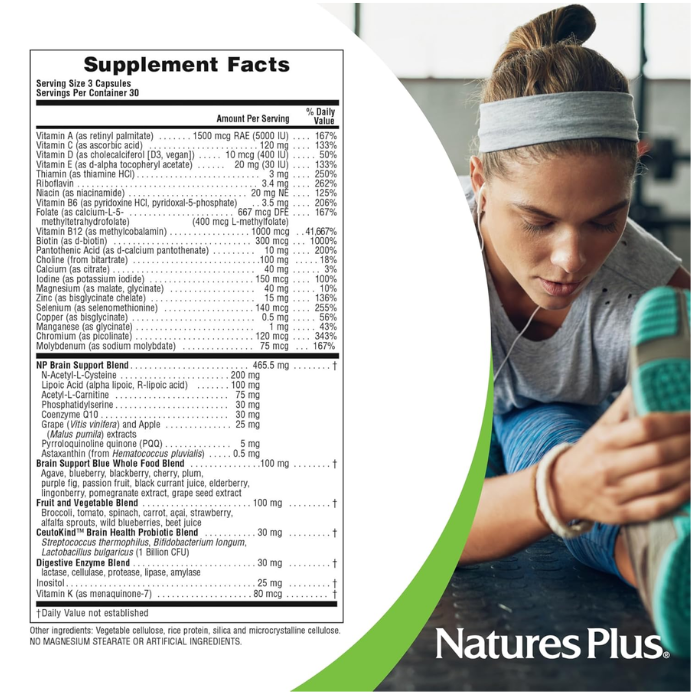 Natures Plus  Brainceutix Multi 90 Capsules