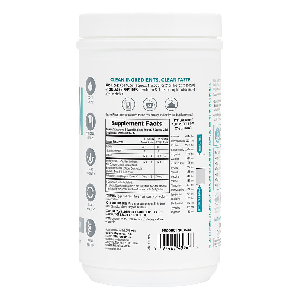 Natures Plus Collagen Peptides 294 g