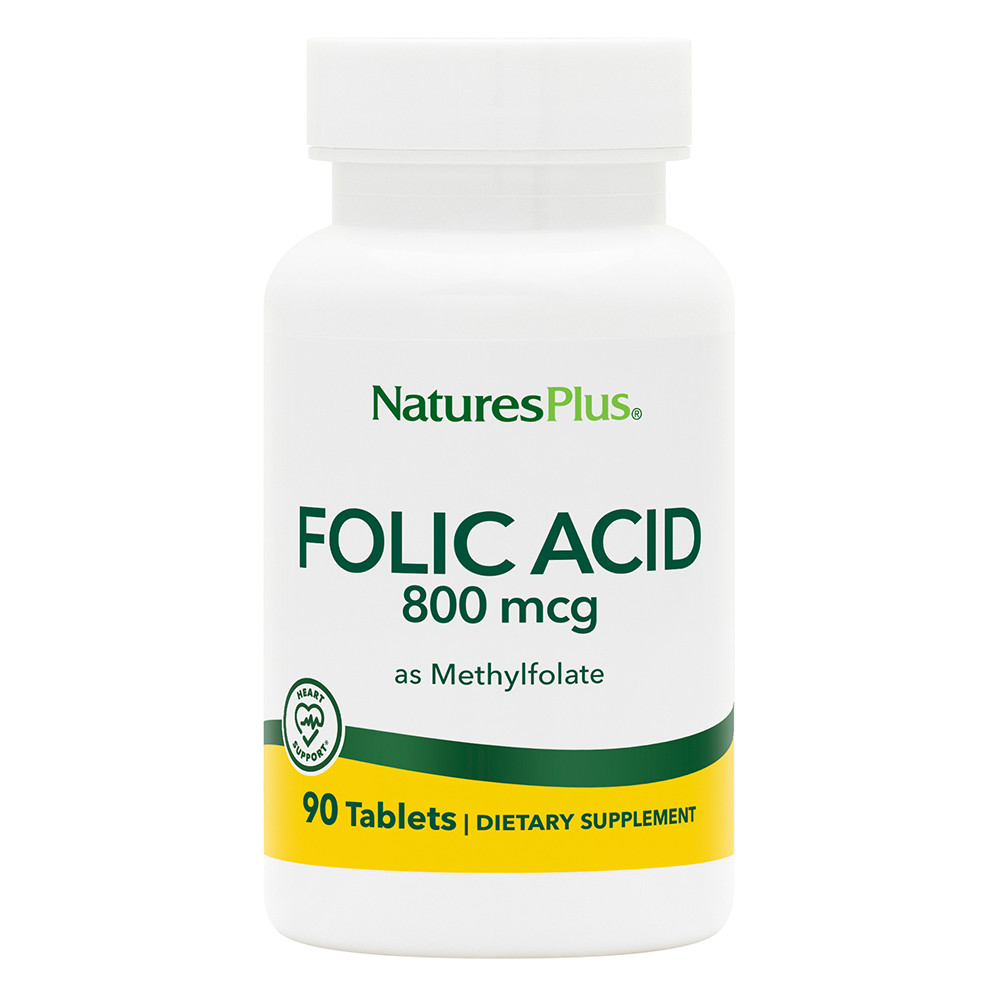 Natures Plus Folic Acid 800mcg 90's