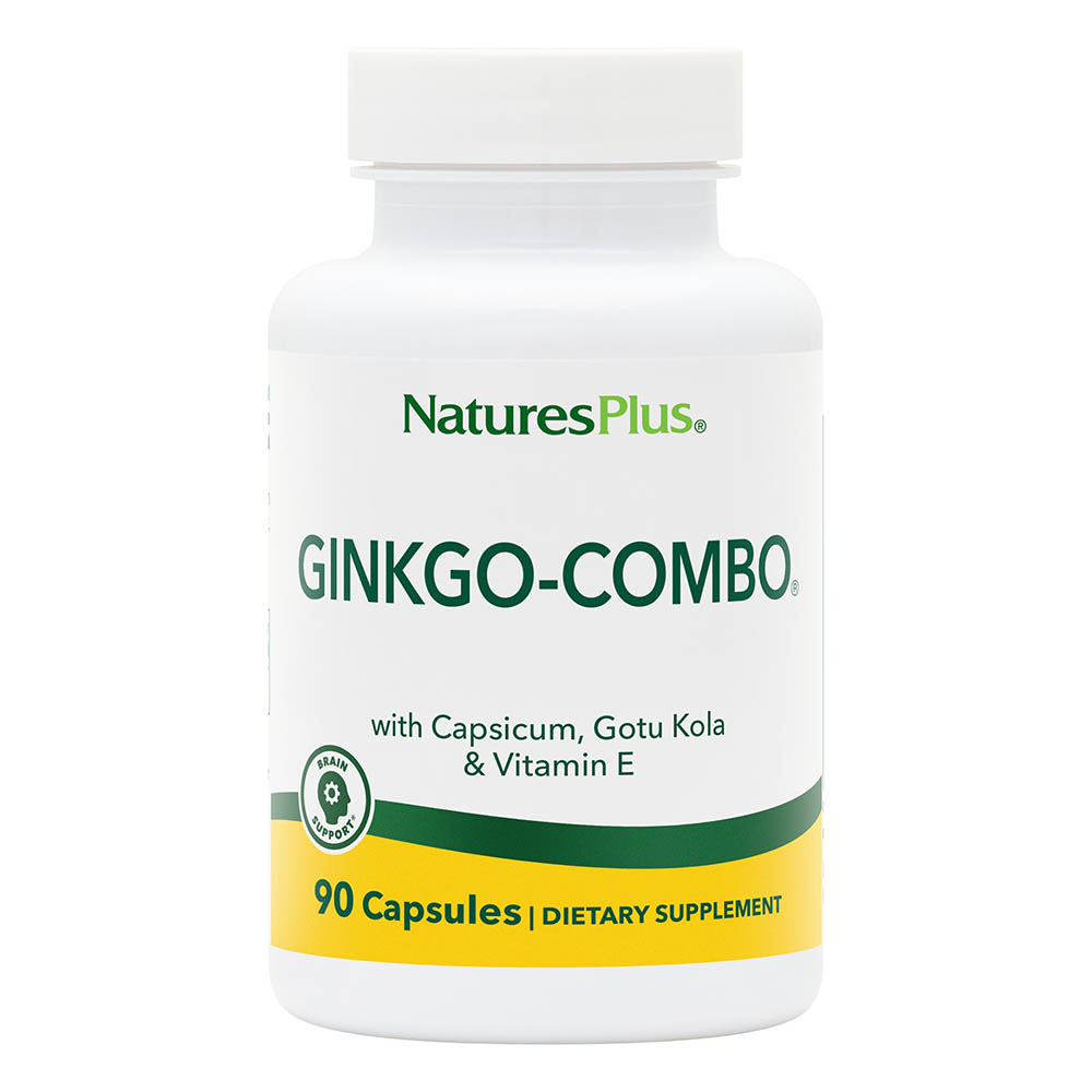 Natures Plus Ginkgo Combo Vegetarian Capsules 90's