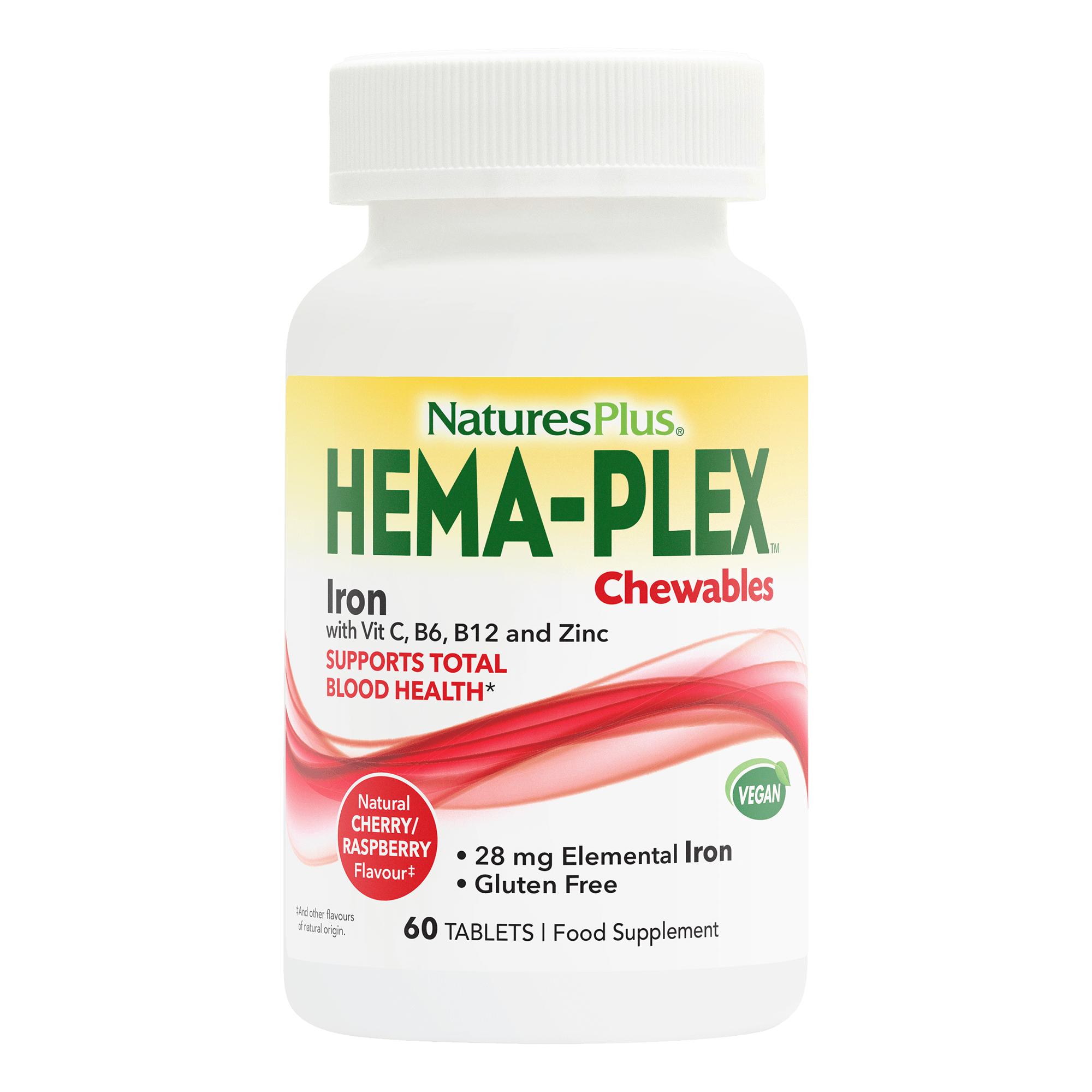 Natures Plus Hema-Plex Chewable 60 Tablets