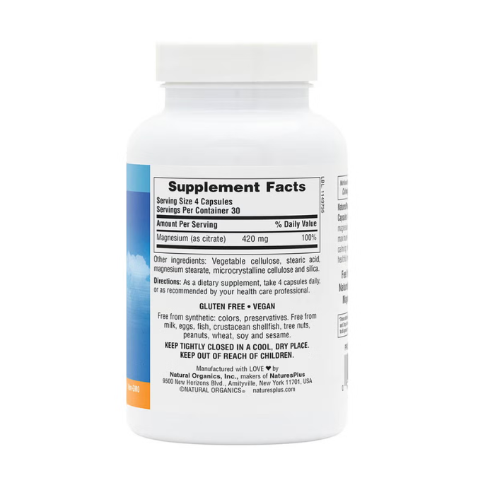 Natures Plus Kalm Assure Magnesium 420 mg 120 Capsules