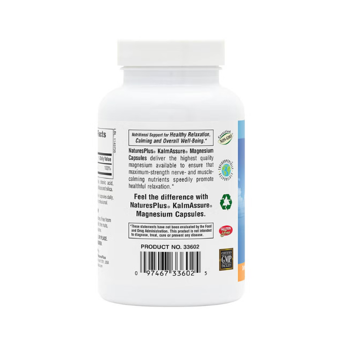 Natures Plus Kalm Assure Magnesium 420 mg 120 Capsules