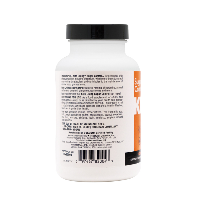 Natures Plus Keto living Sugar Control 90 Capsules