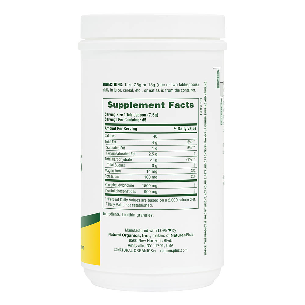 علبة من حبيبات الليسيثين 12 أوقية 340 جم من ناتشرز بلاس