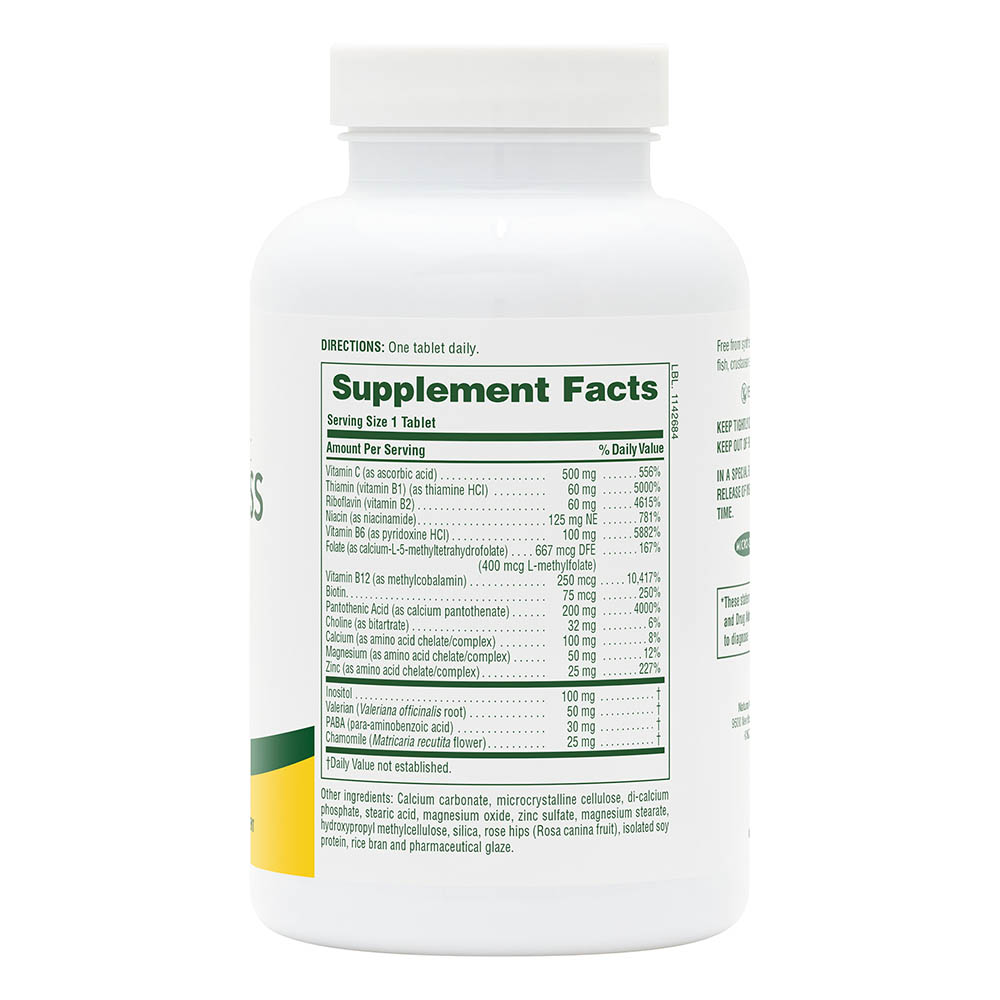 Natures Plus Mega Stress Complex Sustained Release 90 Tablets