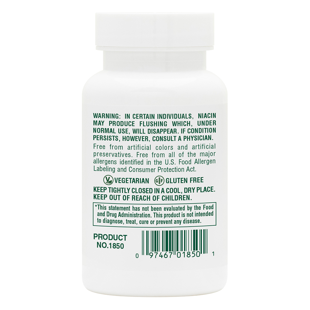 Natures Plus Niacin 100mg 90 Tablets