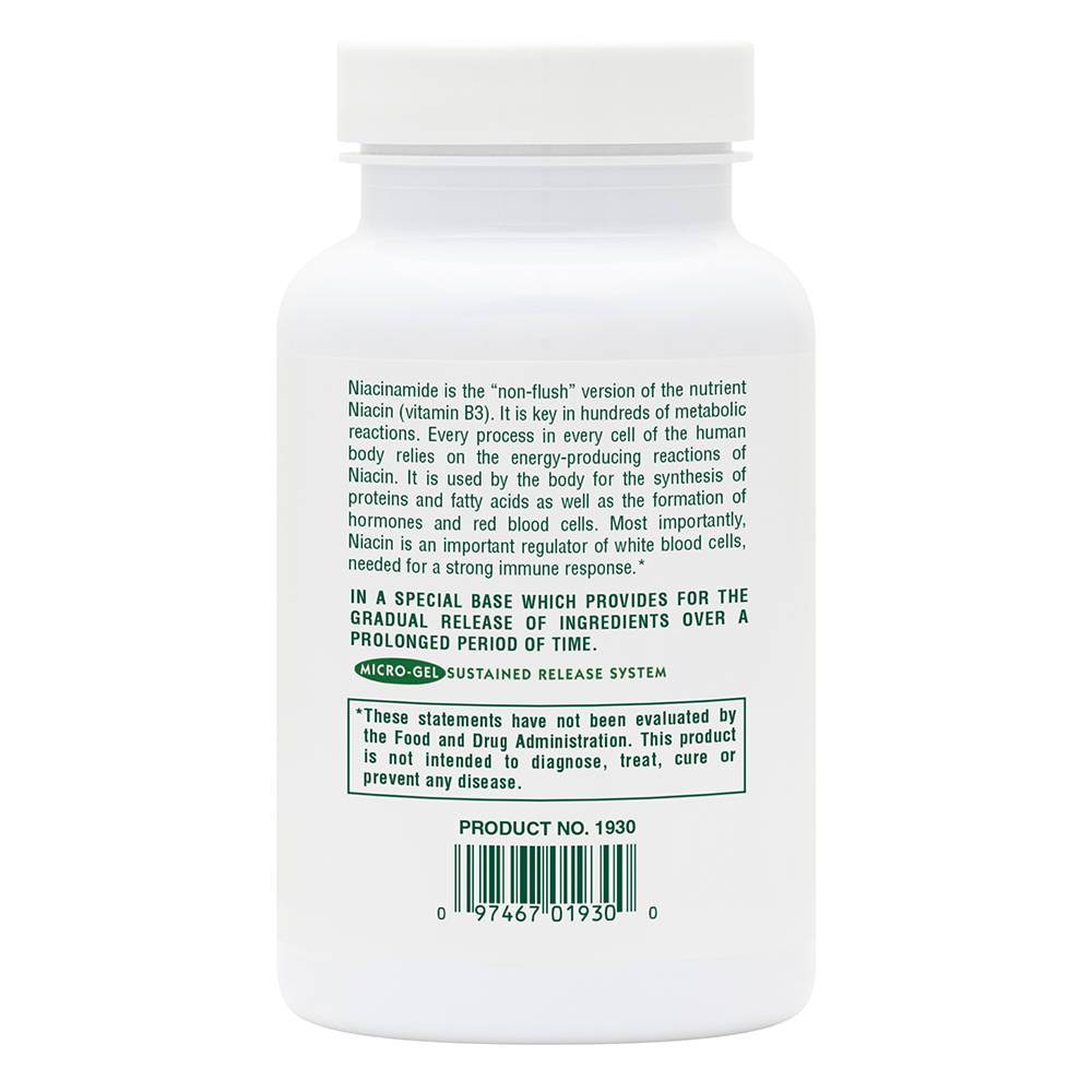 Natures Plus Niacinamide 1000mg Sustained Release 90 Tablets