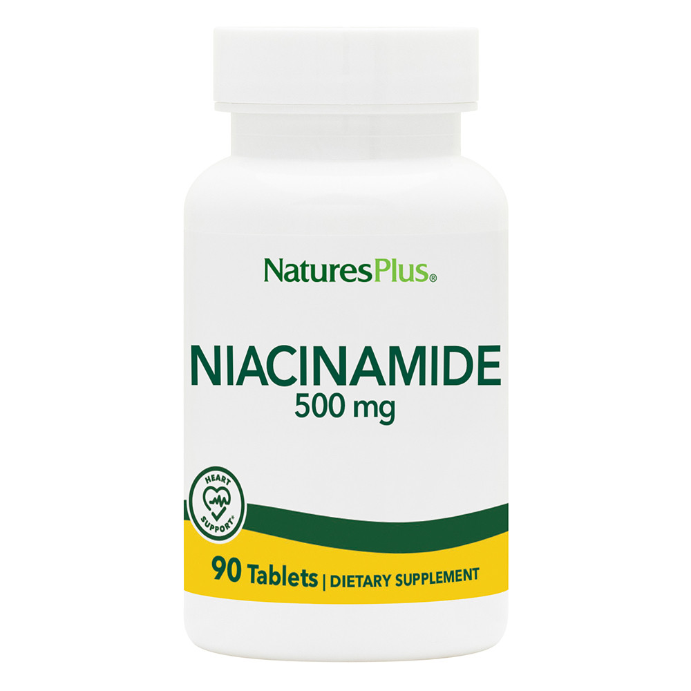Natures Plus Niacinamide 500 mg 90 Tablets