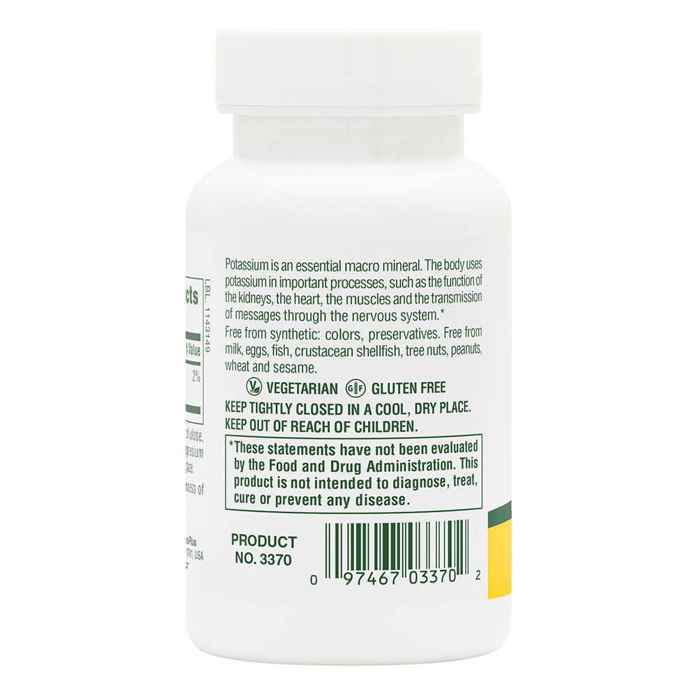 Natures Plus Potassium 99 mg Biotron Amino Acid Complex 90 Tablets