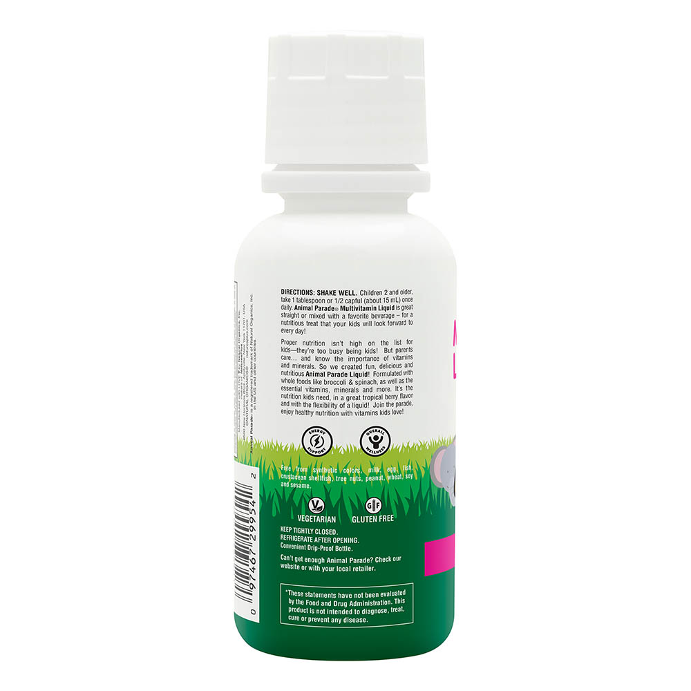 Natures Plus Source Of Life Animal Parade Liquid Berry Size 8 oz