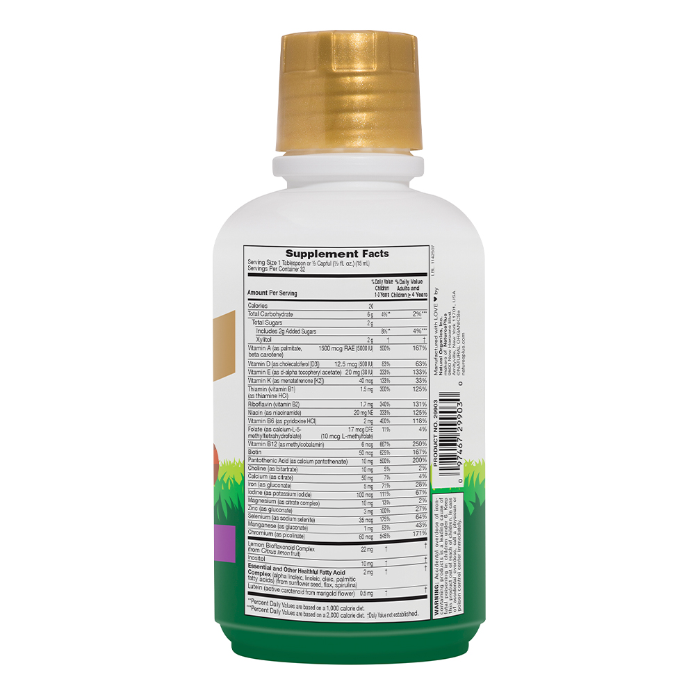 Natures Plus Source Of Life Animal Parade Liquid Tropical Berry 30 Oz