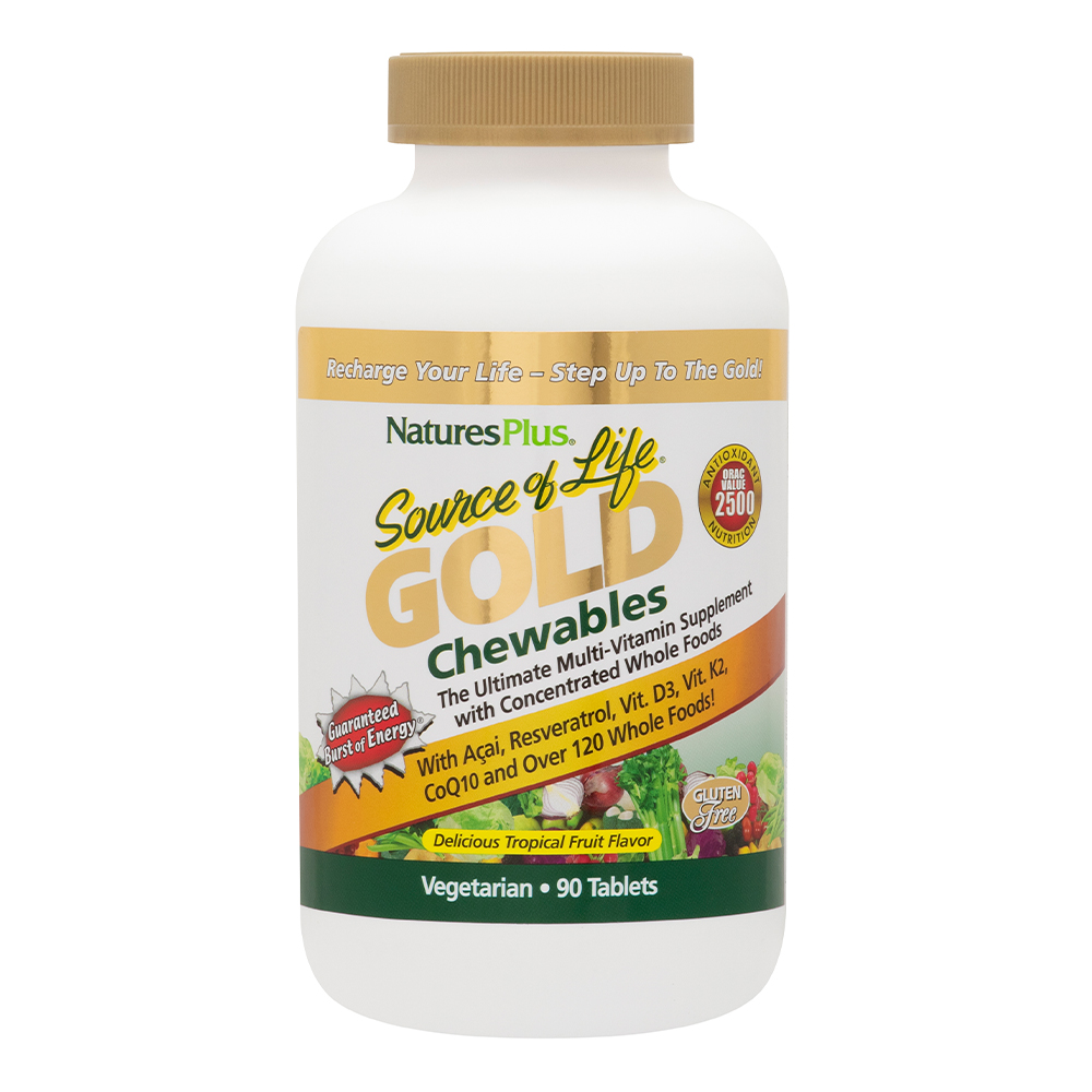 Natures Plus Source Of Life Gold Chewable 90's