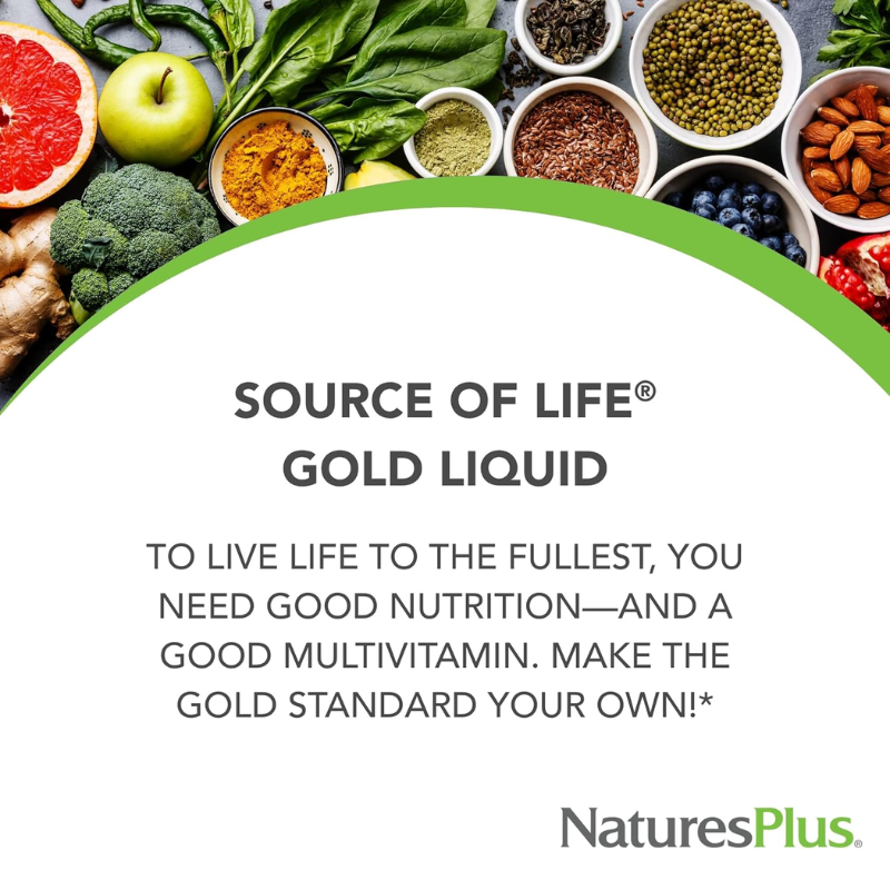 Natures Plus Source Of Life Liquid Gold 8 Oz