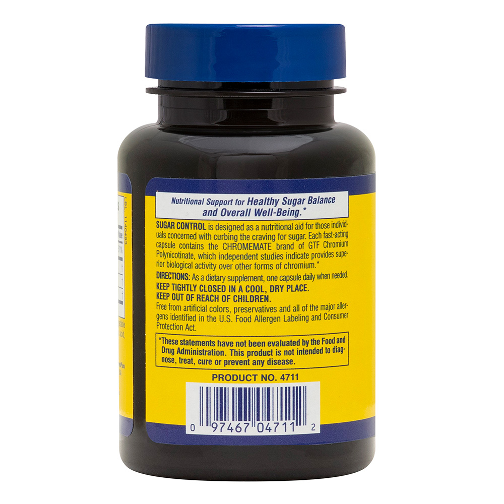 Natures Plus Sugar Control Sugar Cravings Formula 60 Capsules