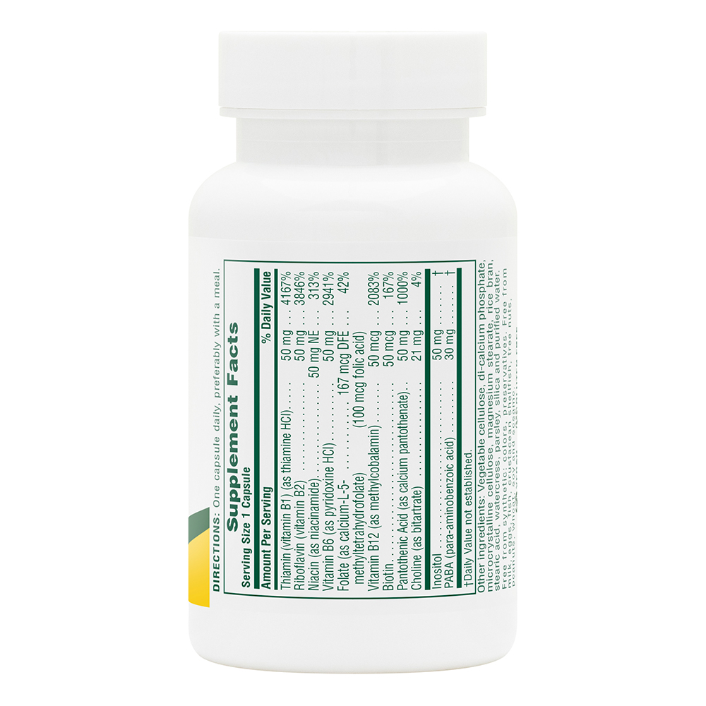 Natures Plus Super B 50 Vegetarian capsules 60's