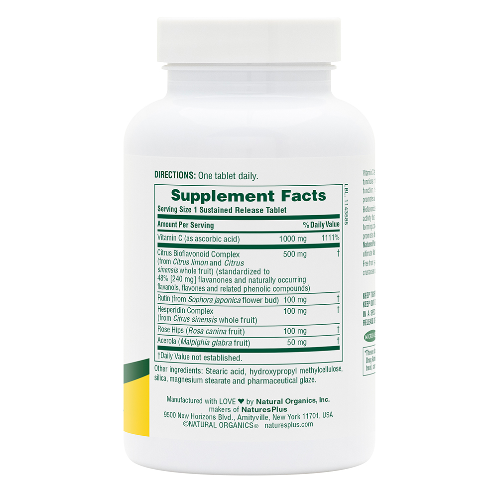 Natures Plus Super C Complex Sustained Release 90 Tablets