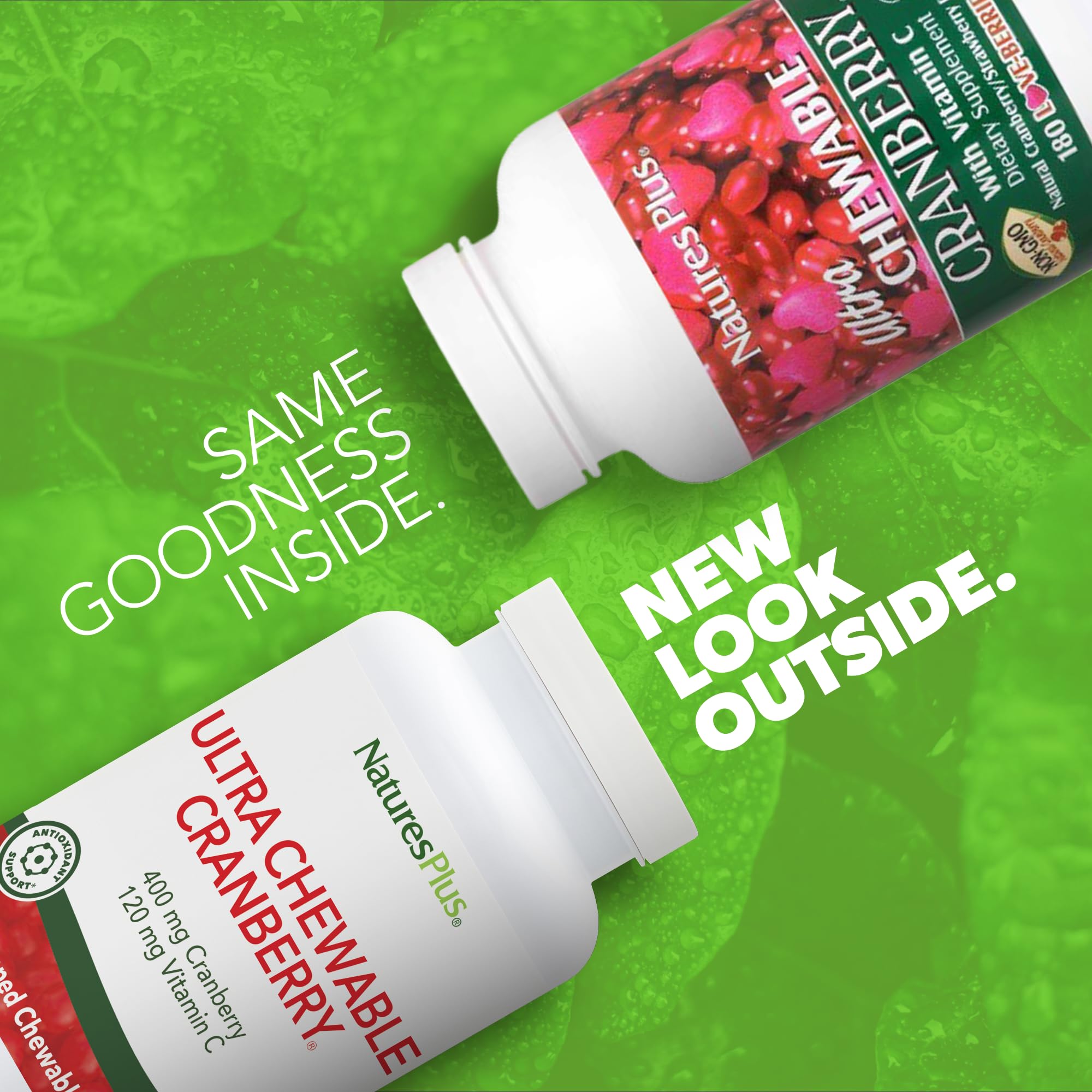Natures Plus Ultra Cranberry Chewable Love Berries Vitamin C 180 Tablets